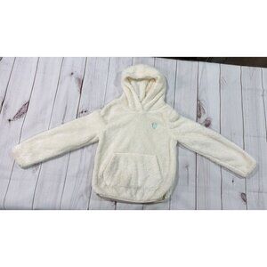 HURLEY Girls Soft and Comfy Hoody Beige Size 8-10 Years